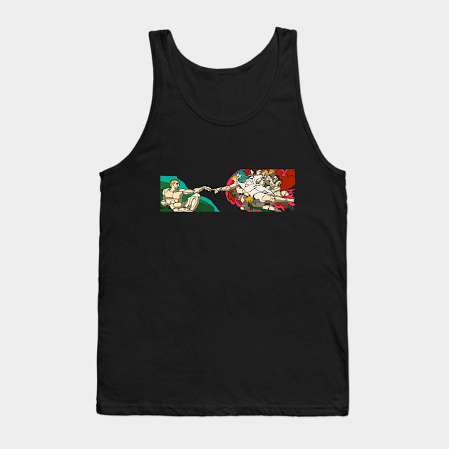 Creation of Adam Illustration Tank Top by BerkinBilginer